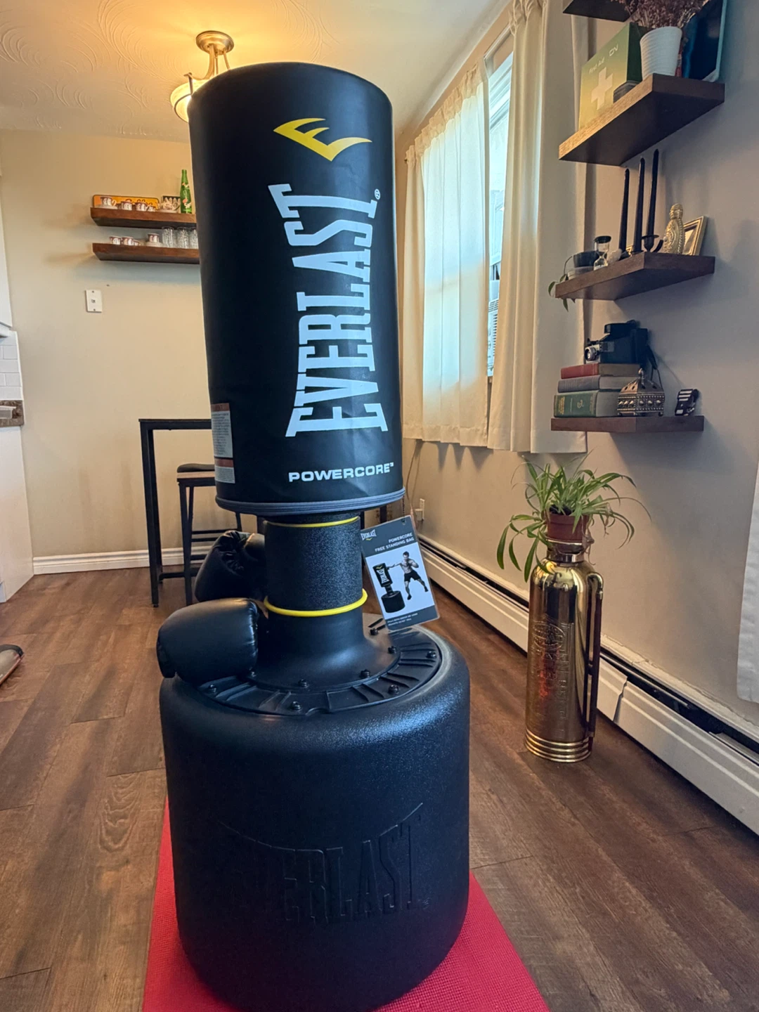 Everlast PowerCore Punching Bag and GoZone Gloves - photo 2