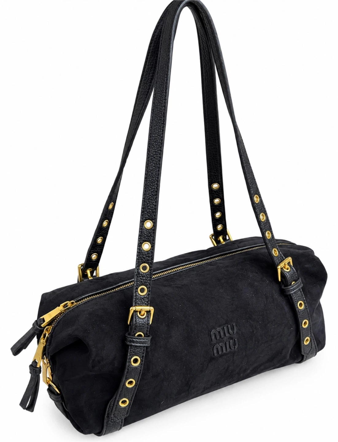 Y2K inspired black  and striped mesh tote bag.