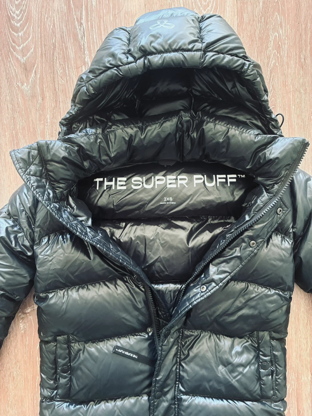Tna Super Puff Jacket - High Gloss Black - 2XS - photo 2