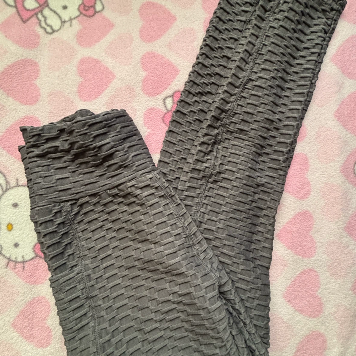 3-Piece Textured Activewear Set - *Size Women Medium/Grey* - photo 2