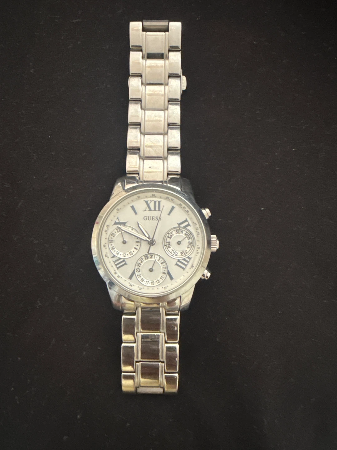 Guess silver-tone chronograph watch - photo 2