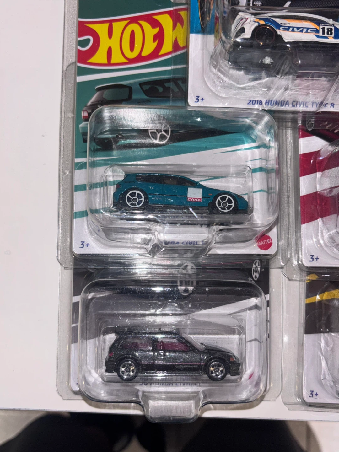 Set of 5 Hot Wheels Honda Civic Collection - photo 2