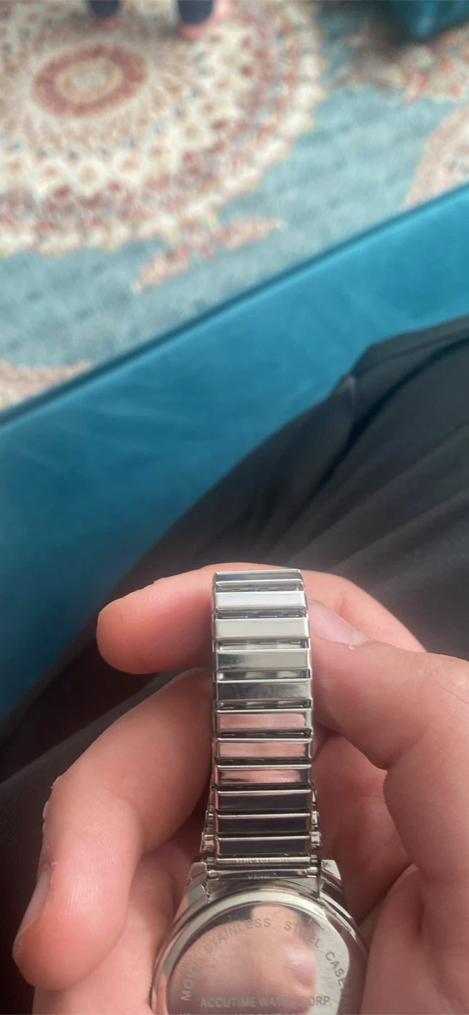 Accutime Quartz Two-Tone Watch