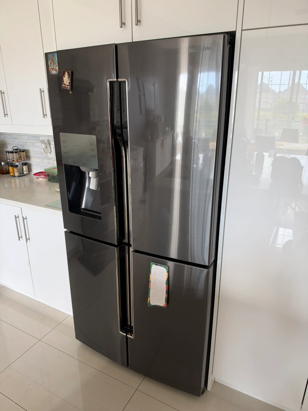Samsung Black Stainless Steel 4-Door Refrigerator