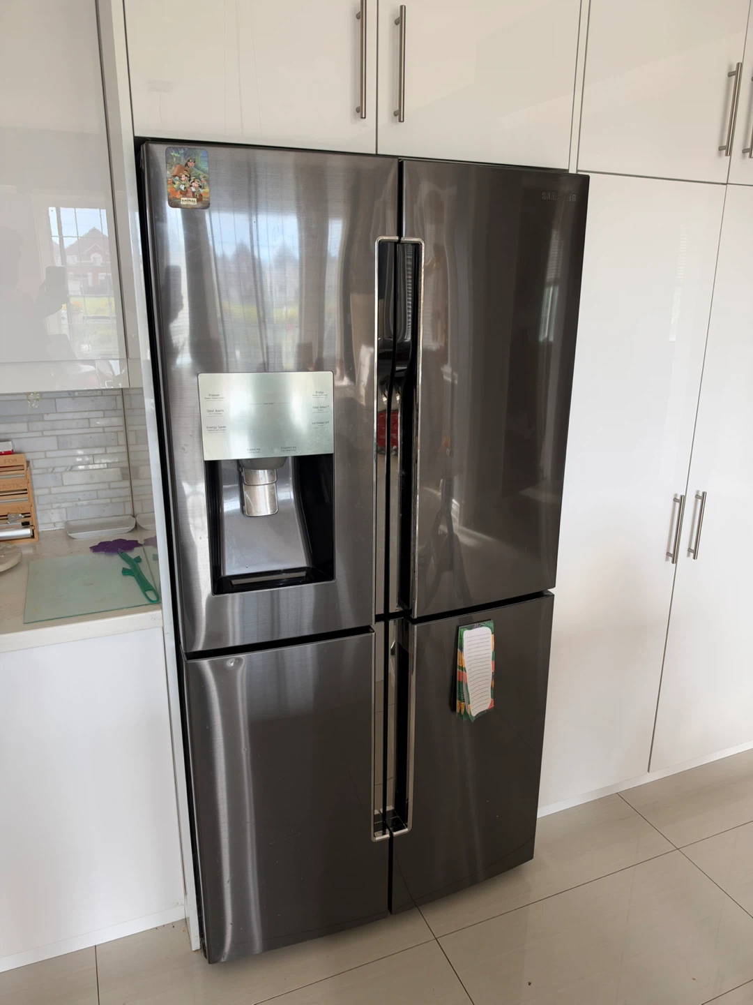 Samsung Black Stainless Steel 4-Door Refrigerator - photo 2