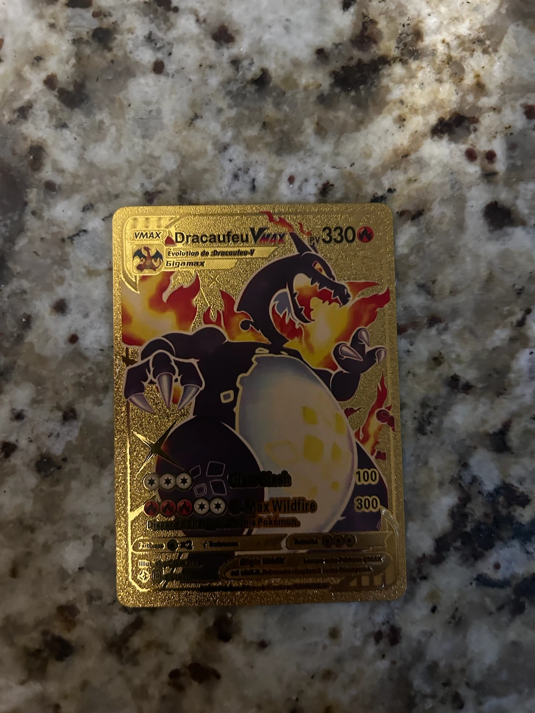 Set of 2 Gold Pokemon Charizard Cards