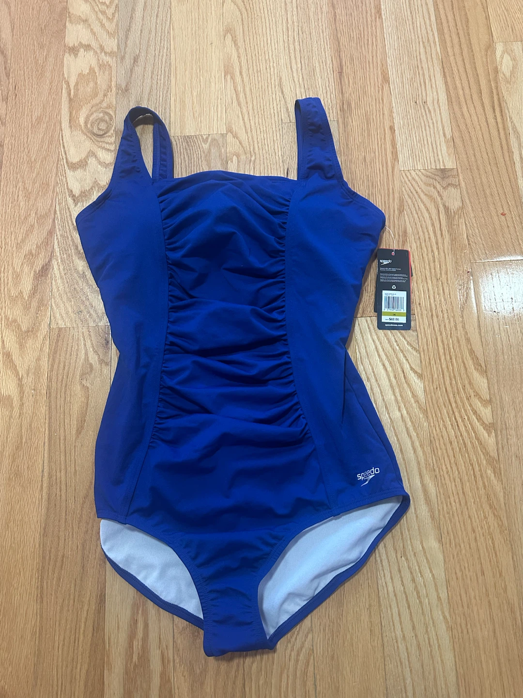 Speedo Royal Blue One-Piece Swimsuit Size 14