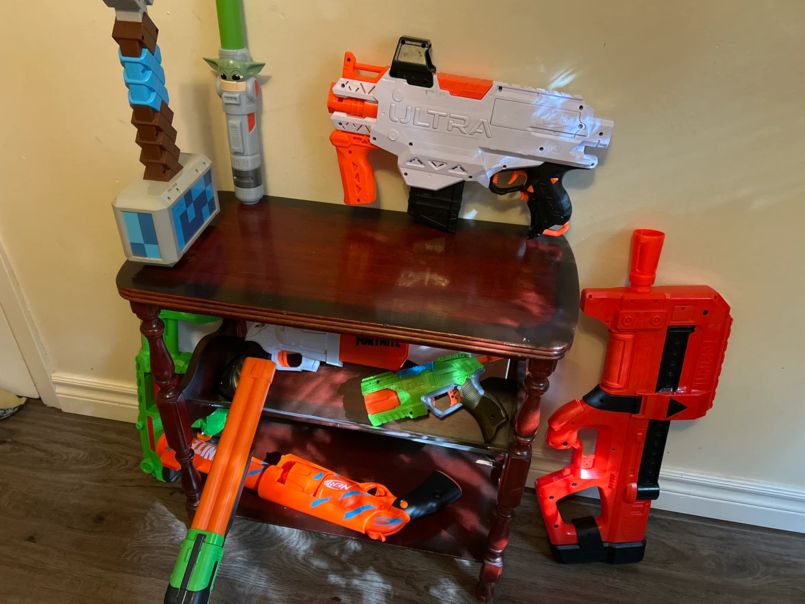 Assorted Nerf and Star Wars Toy Blaster bundle