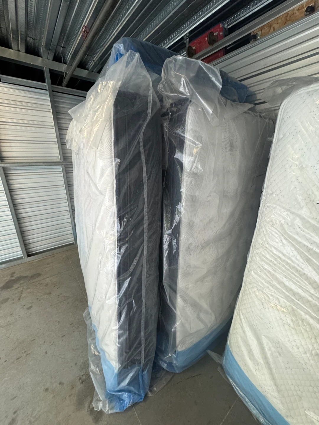 Queen and twin mattresses (sealed heavy plastic)