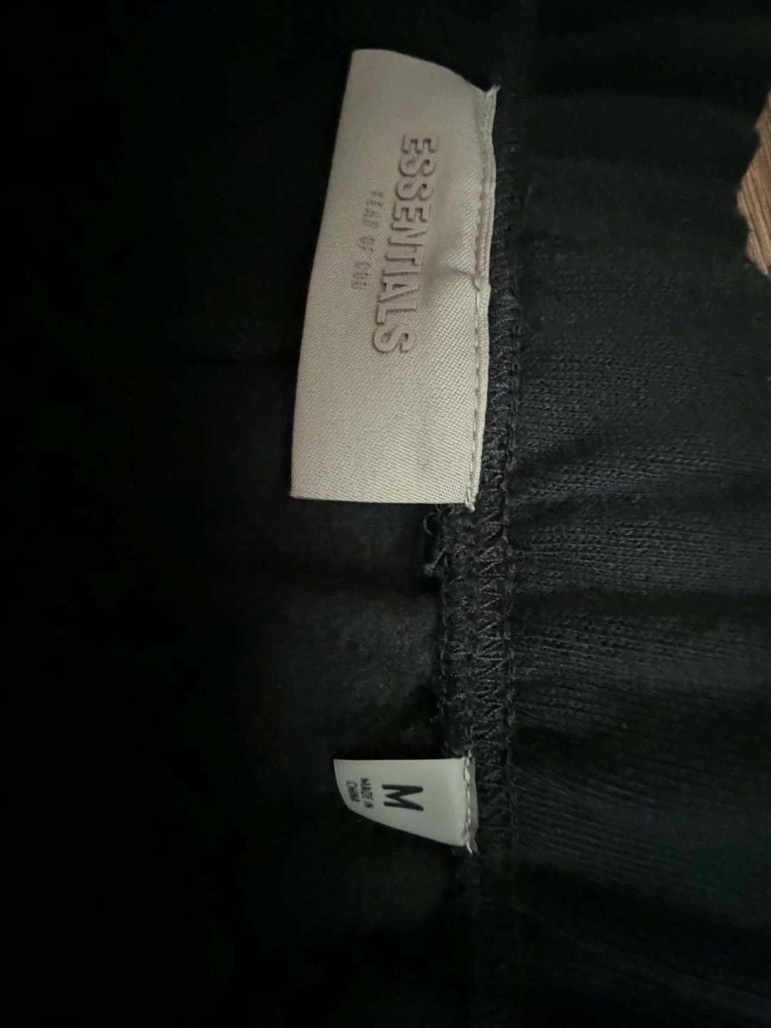 Essentials Fear of God Sweat Shorts Black - photo 4