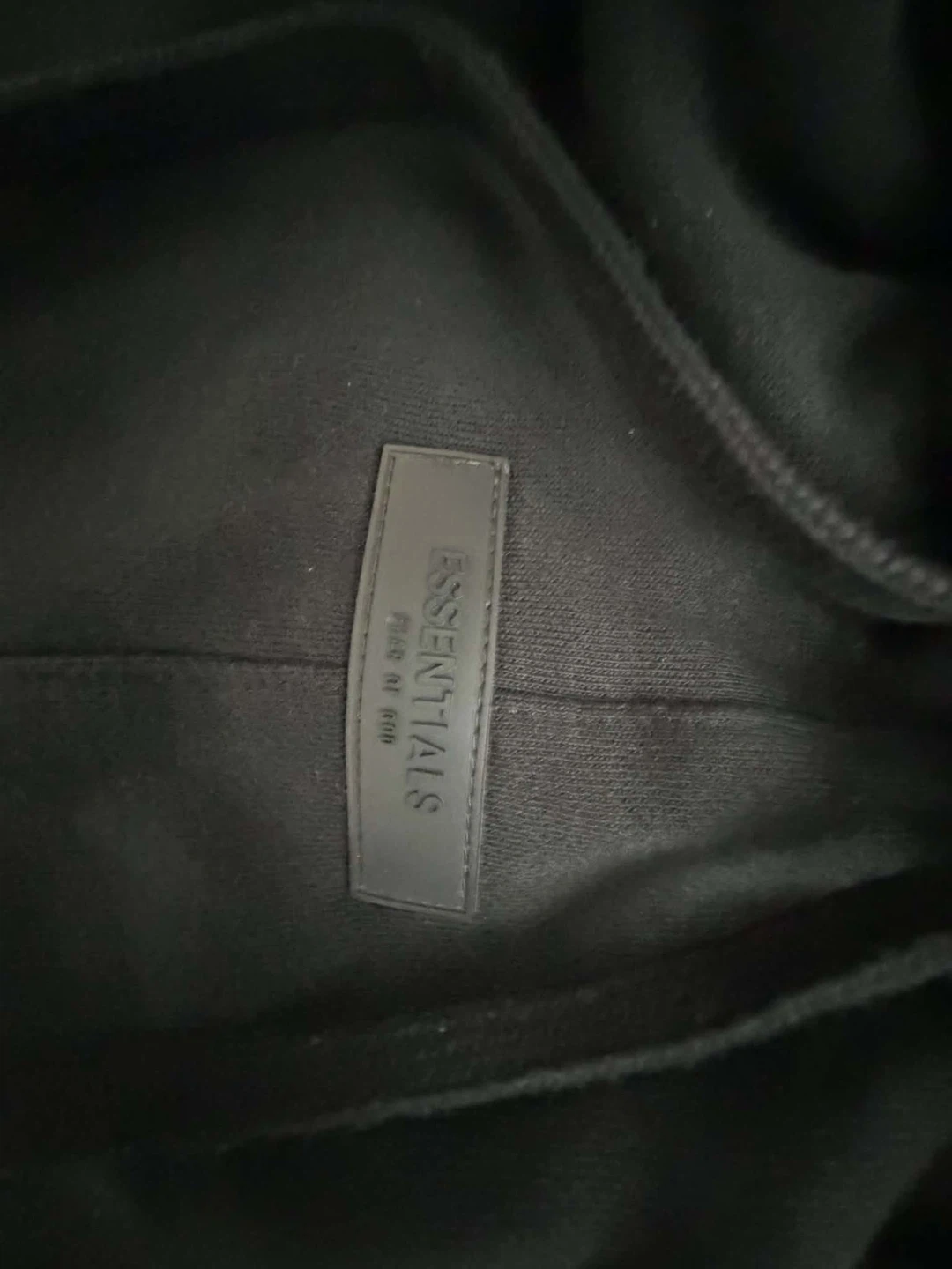 Essentials Fear of God Sweat Shorts Black - photo 5