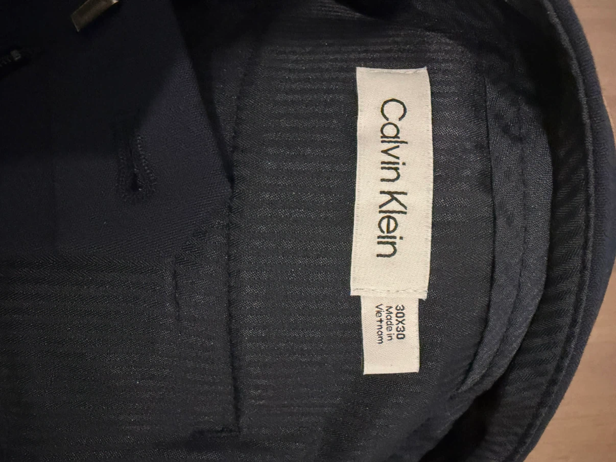 Calvin Klein Navy Trousers 30x30 - photo 3