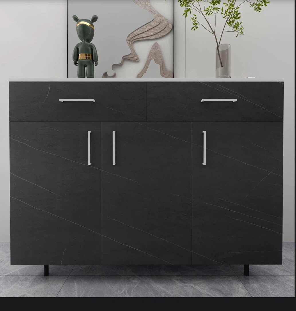 Black Marble design waterproof vinyl peel & stick wallpaper - photo 4