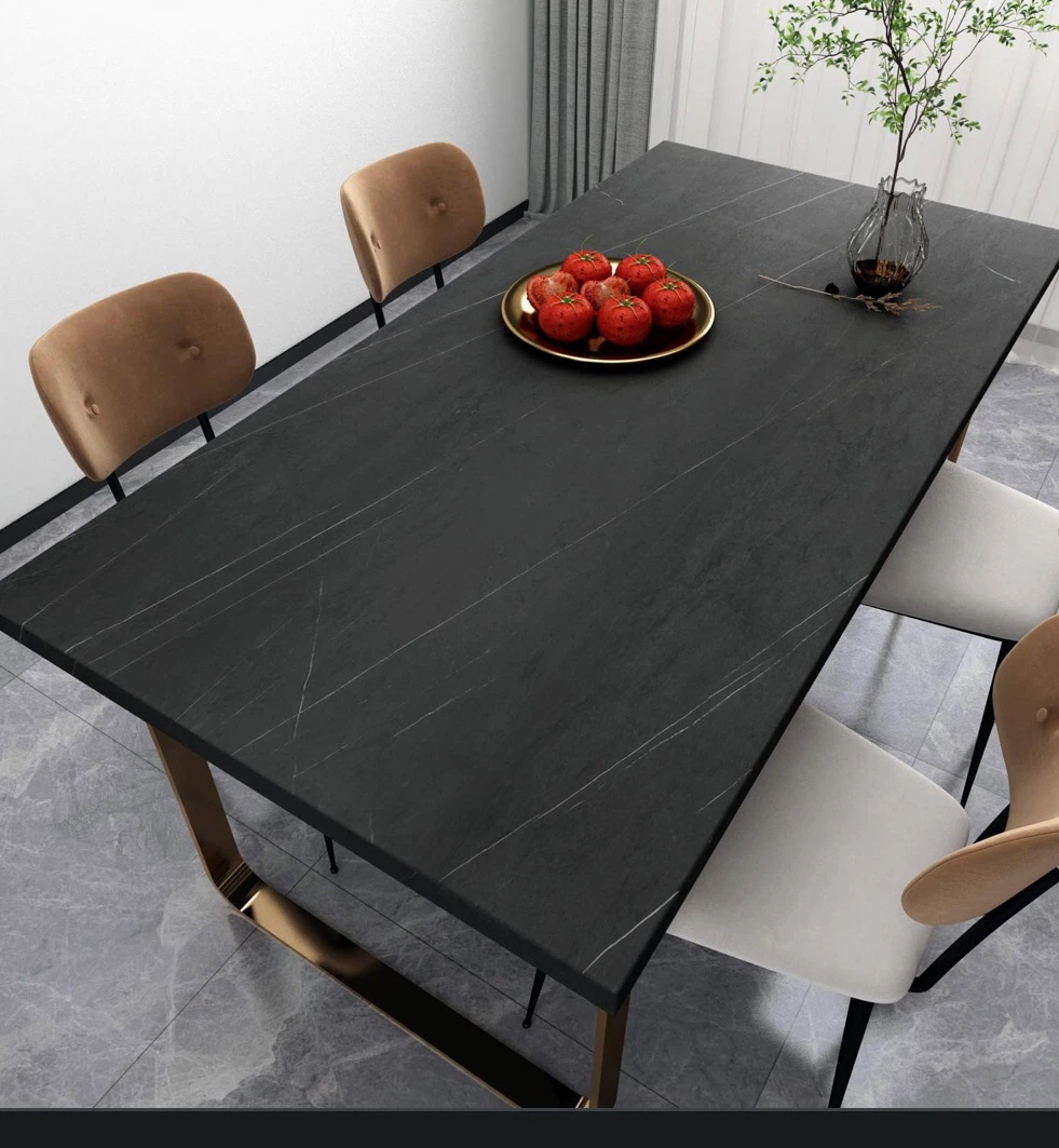 Black Marble design waterproof vinyl peel & stick wallpaper - photo 5