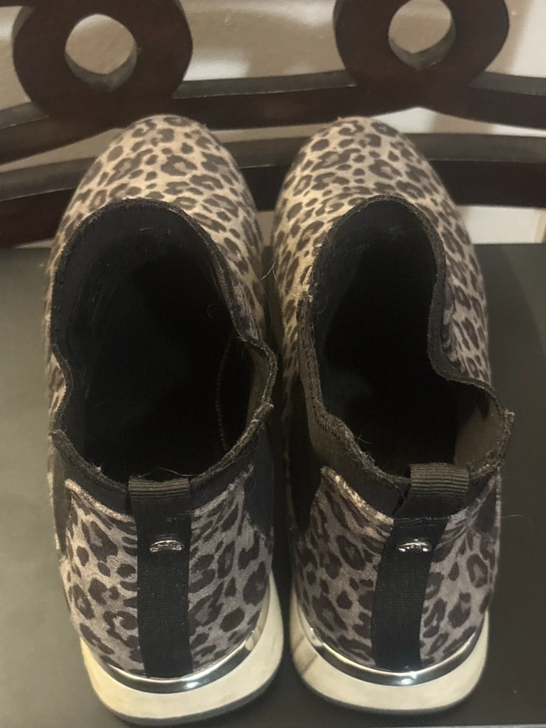 Kenneth Cole Leopard Print Slip-On Ankle Boots - photo 2