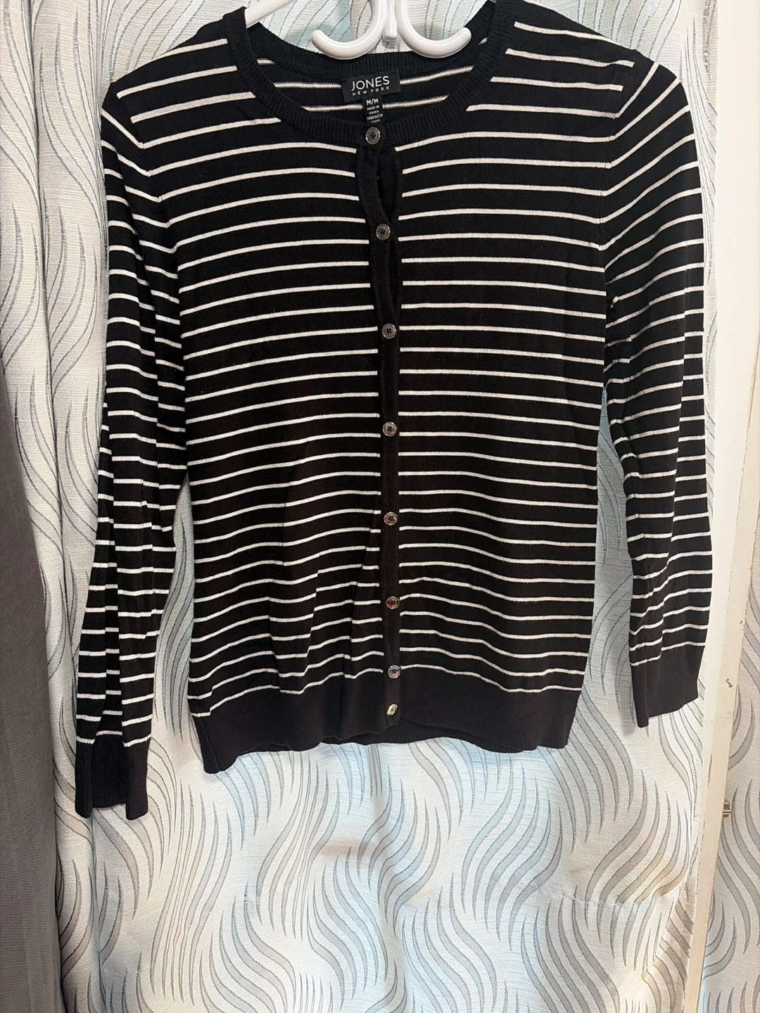 Jones New York Striped Cardigan