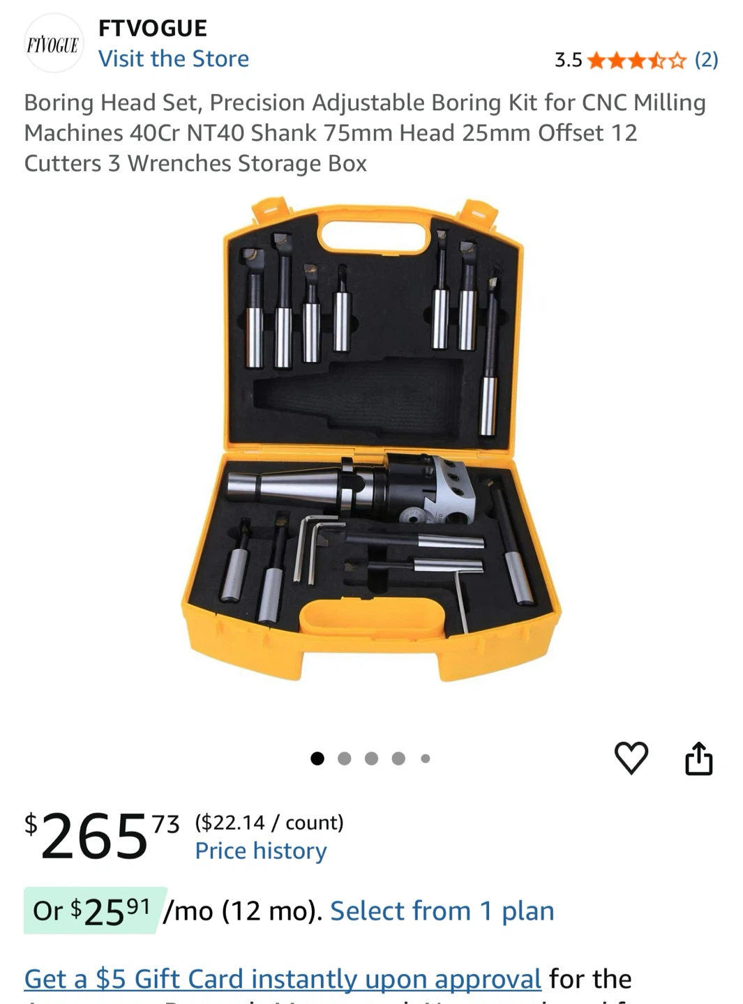 FTVOGUE Precision Adjustable Boring Kit