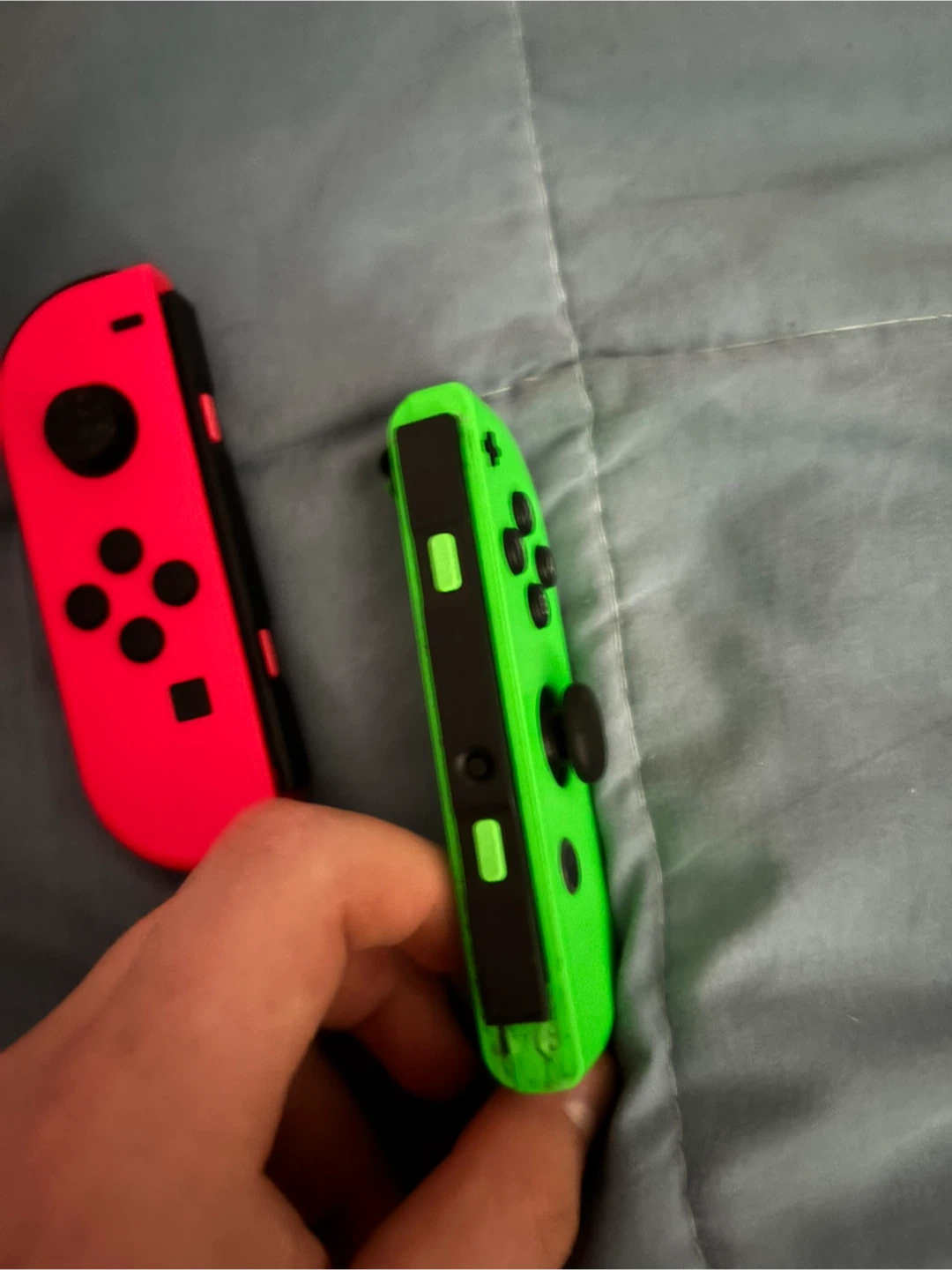 Nintendo Switch Console with Neon Controllers - photo 5