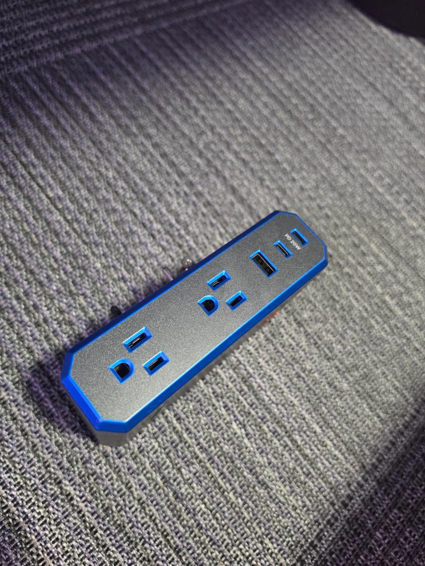 Wall Outlet Extender with USB-C and USB-A Ports