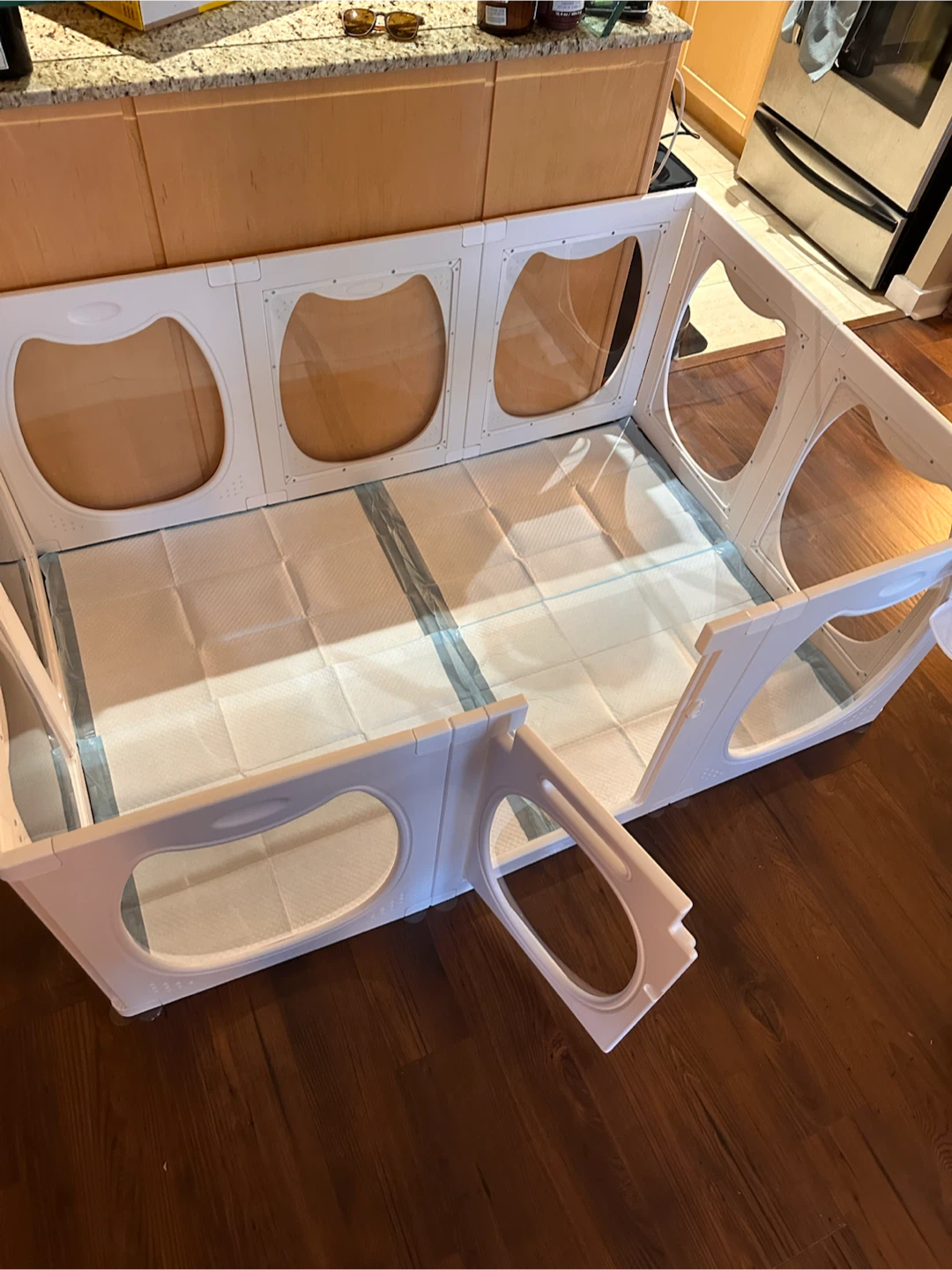 Easy Setup Clear Acrylic Puppy Playpen - photo 2