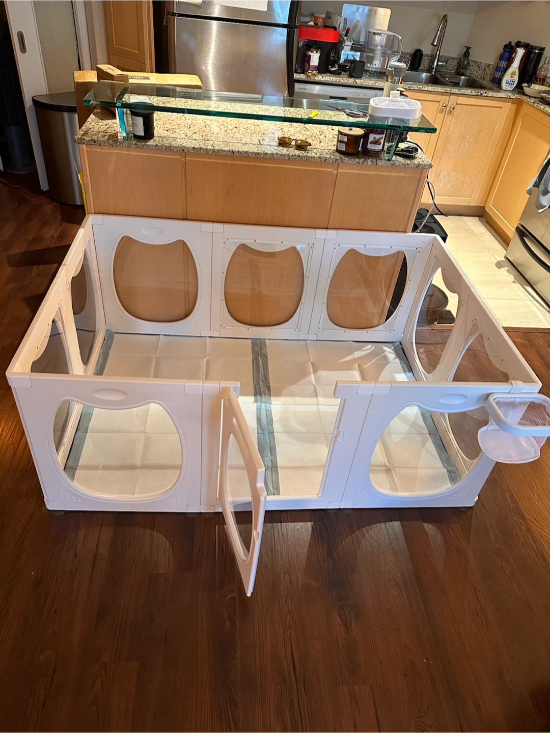 Easy Setup Clear Acrylic Puppy Playpen - photo 3
