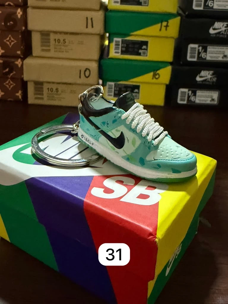 Miniature Nike Sneaker Keychains