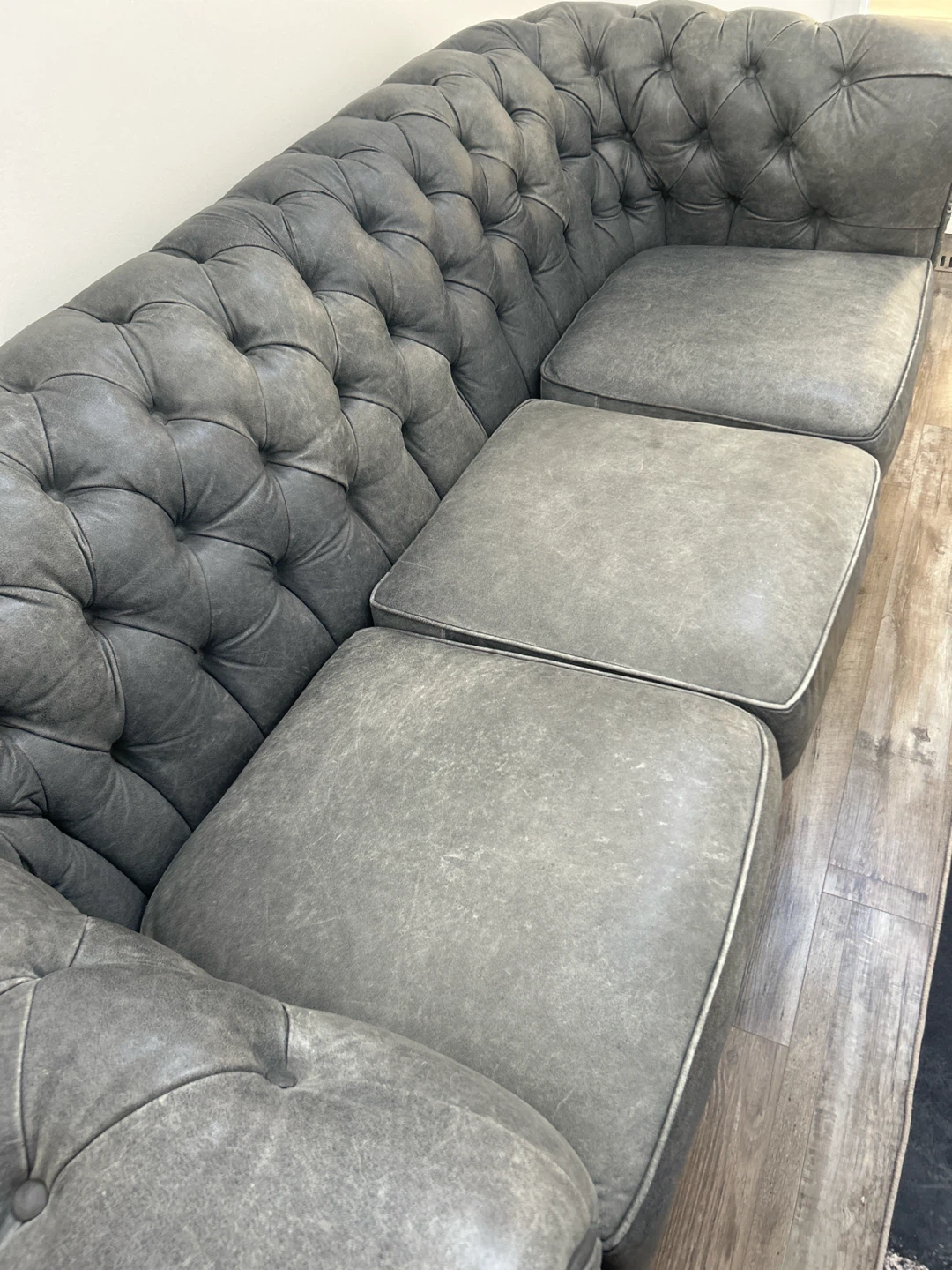 Leather Sofa and Armchair Set - photo 2