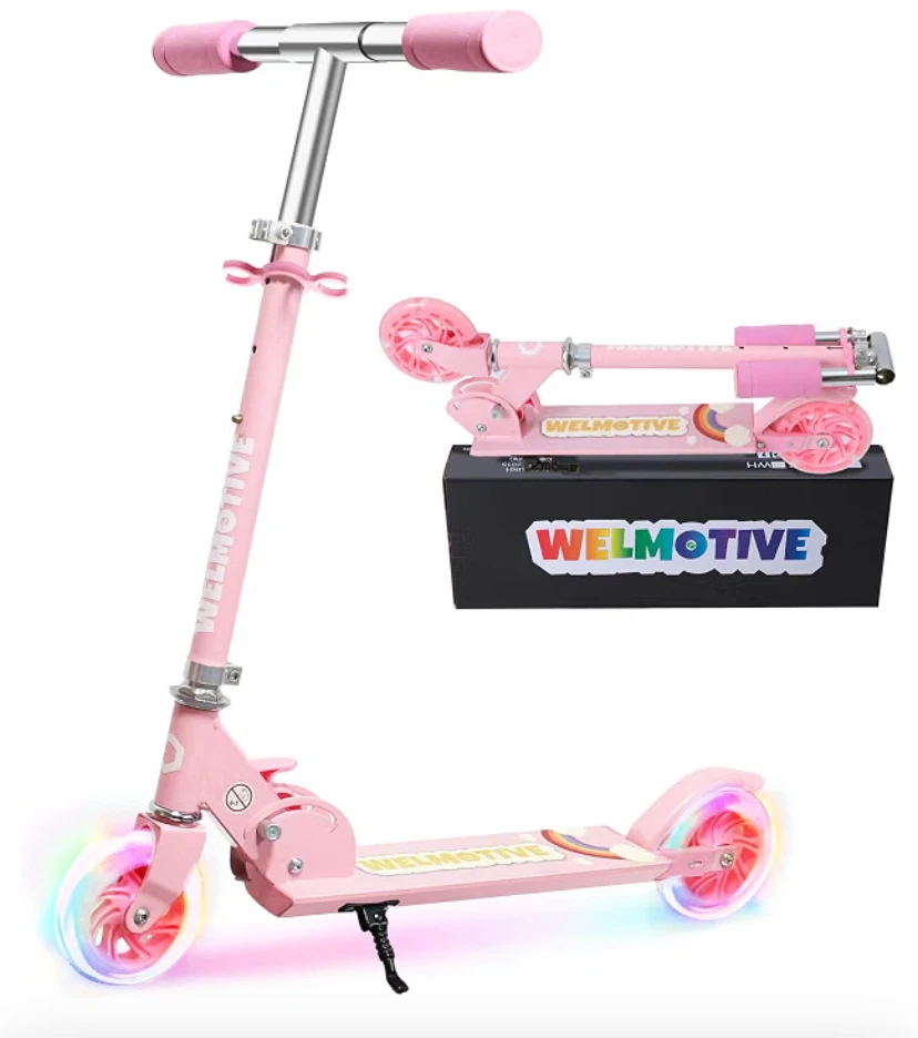 Welmotive Adjustable Pink Kids Scooter