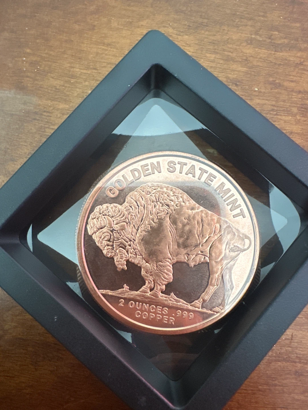 Golden State Mint 2oz Copper Buffalo Round