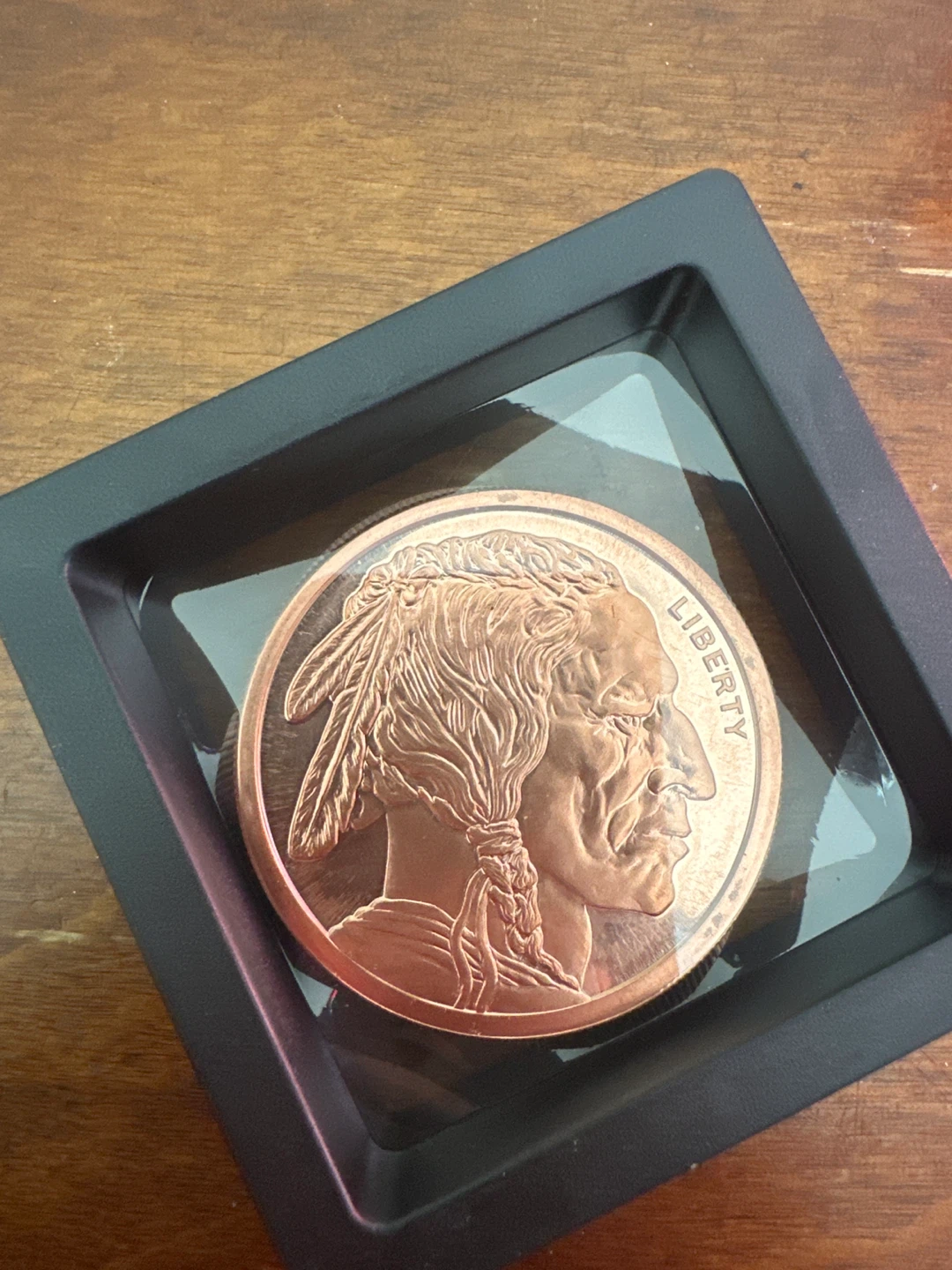 Golden State Mint 2oz Copper Buffalo Round - photo 2