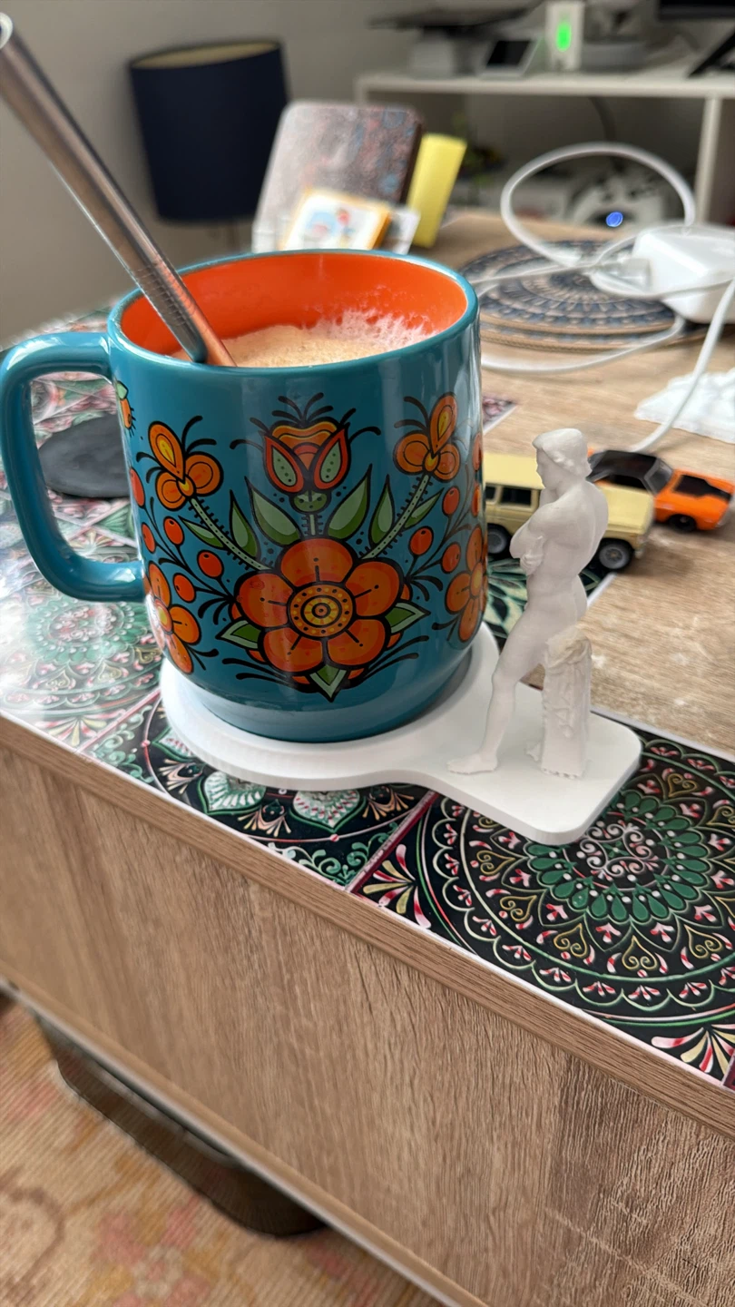 Decorative Statue Mug Coaster