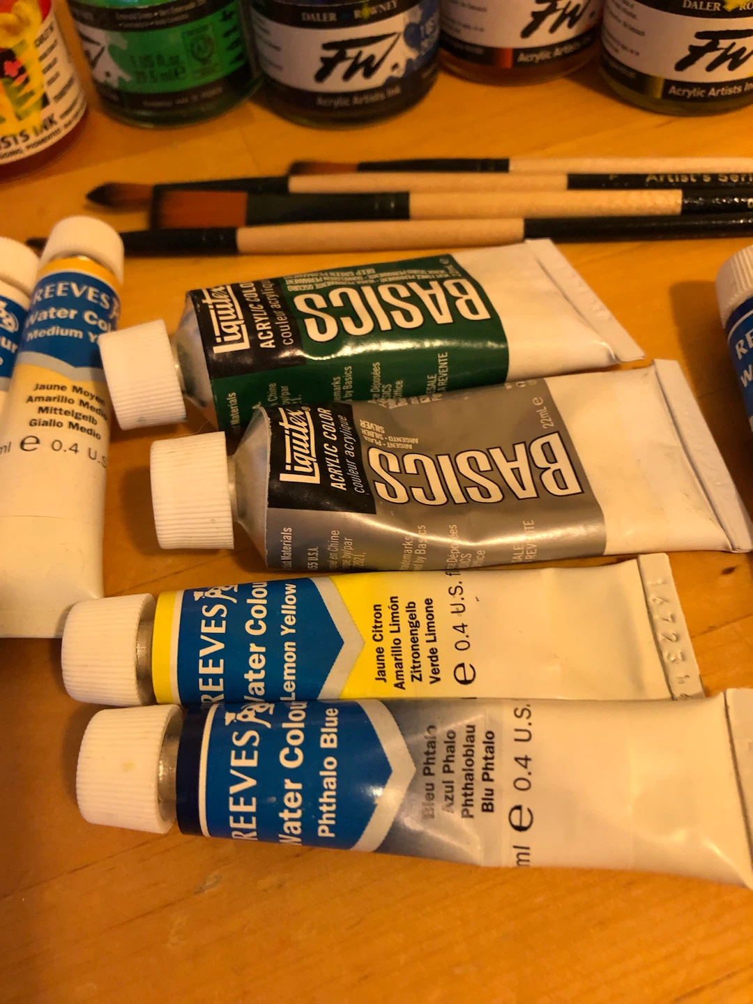Assorted Paint Set with Brushes - photo 5