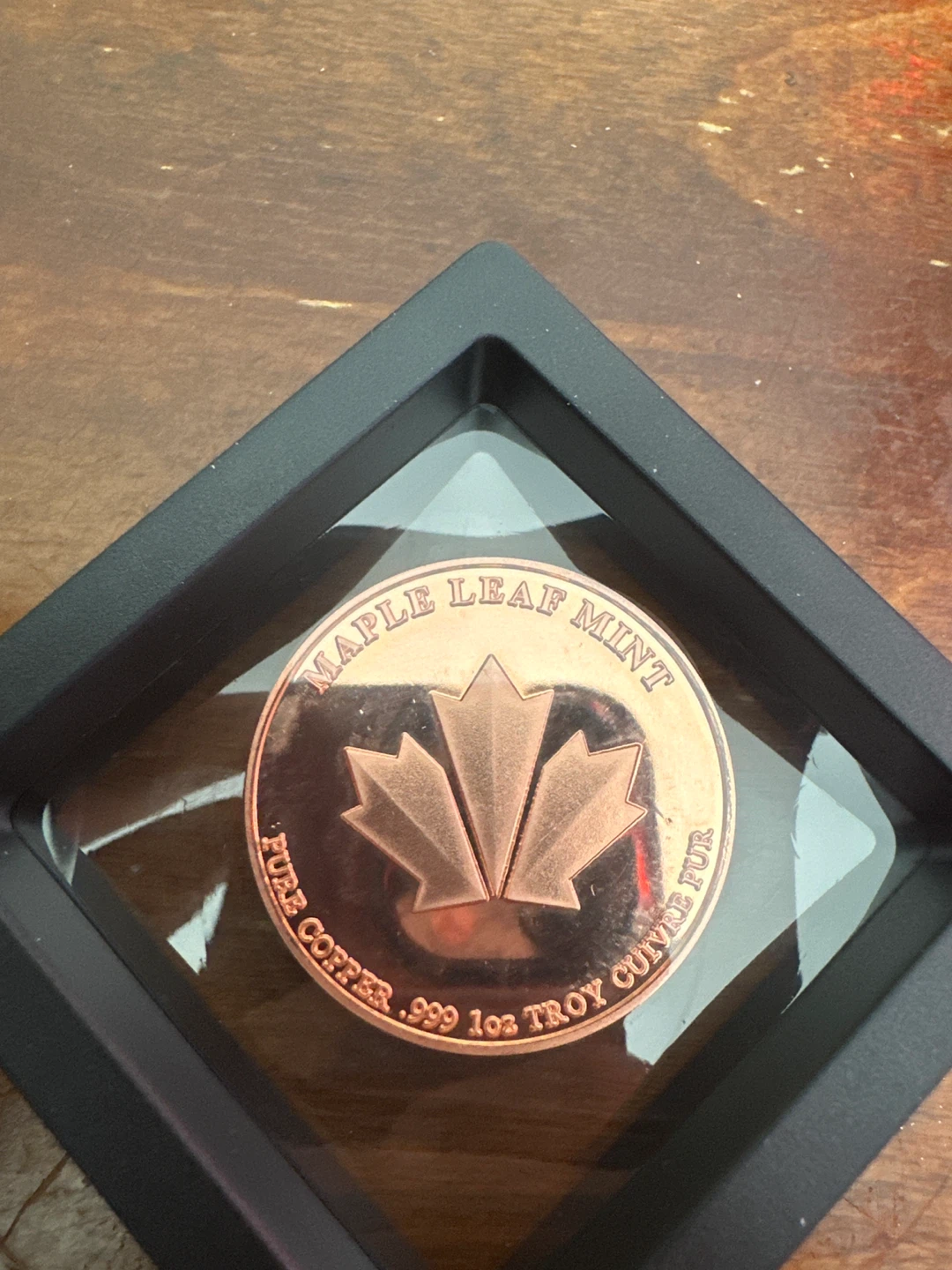 Maple Leaf Mint Elk Pure Copper Coin - photo 2