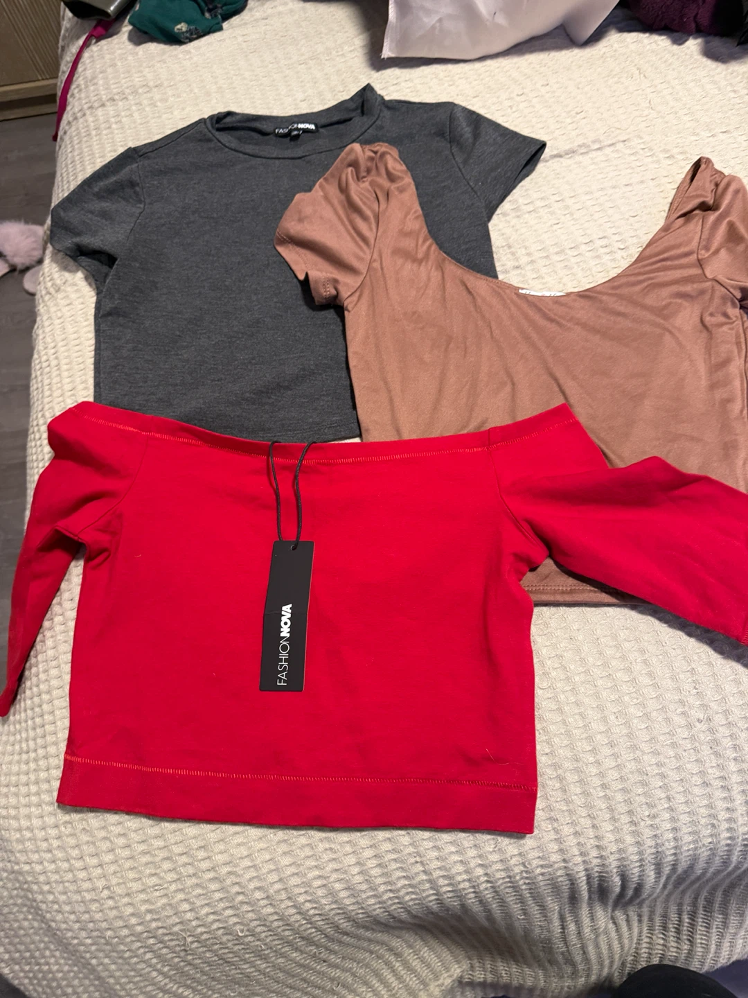 Set of 3 Fashion Nova Crop Tops