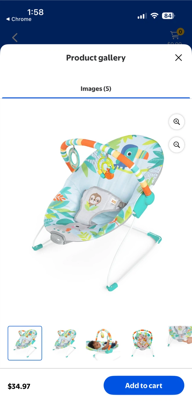 Bright Starts Baby Bouncer - photo 2