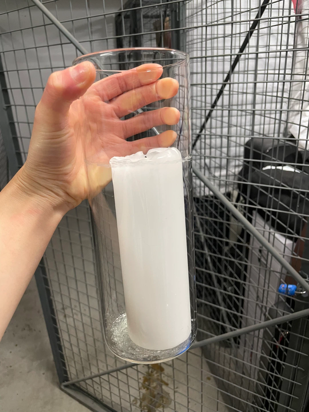 Yummi Glass Cylinder Vases and Slim Pillar Candles