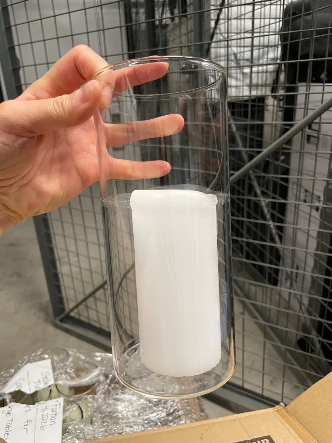Yummi Glass Cylinder Vases and Slim Pillar Candles - photo 2