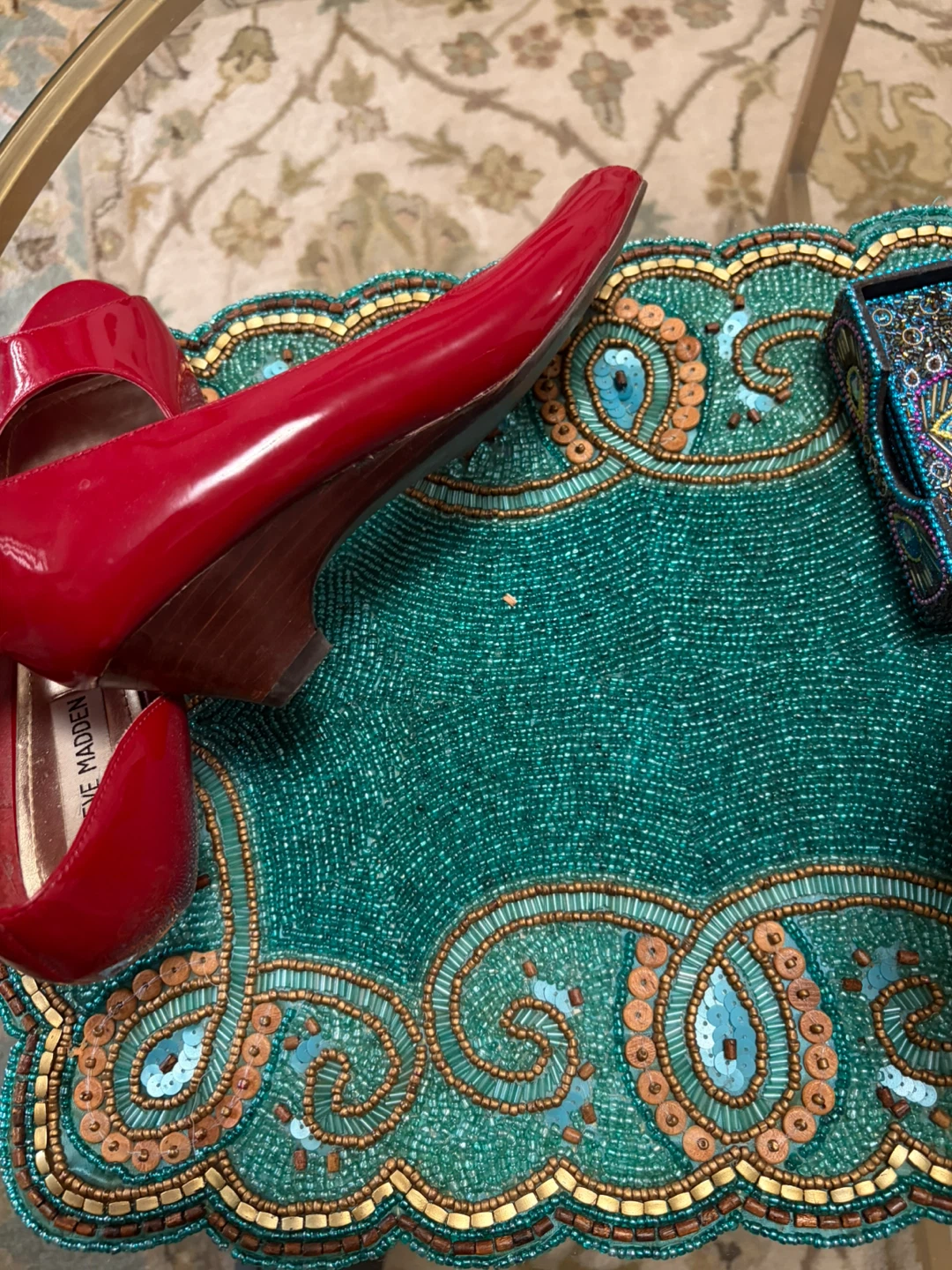 Steve Madden Red Patent Heels - photo 2