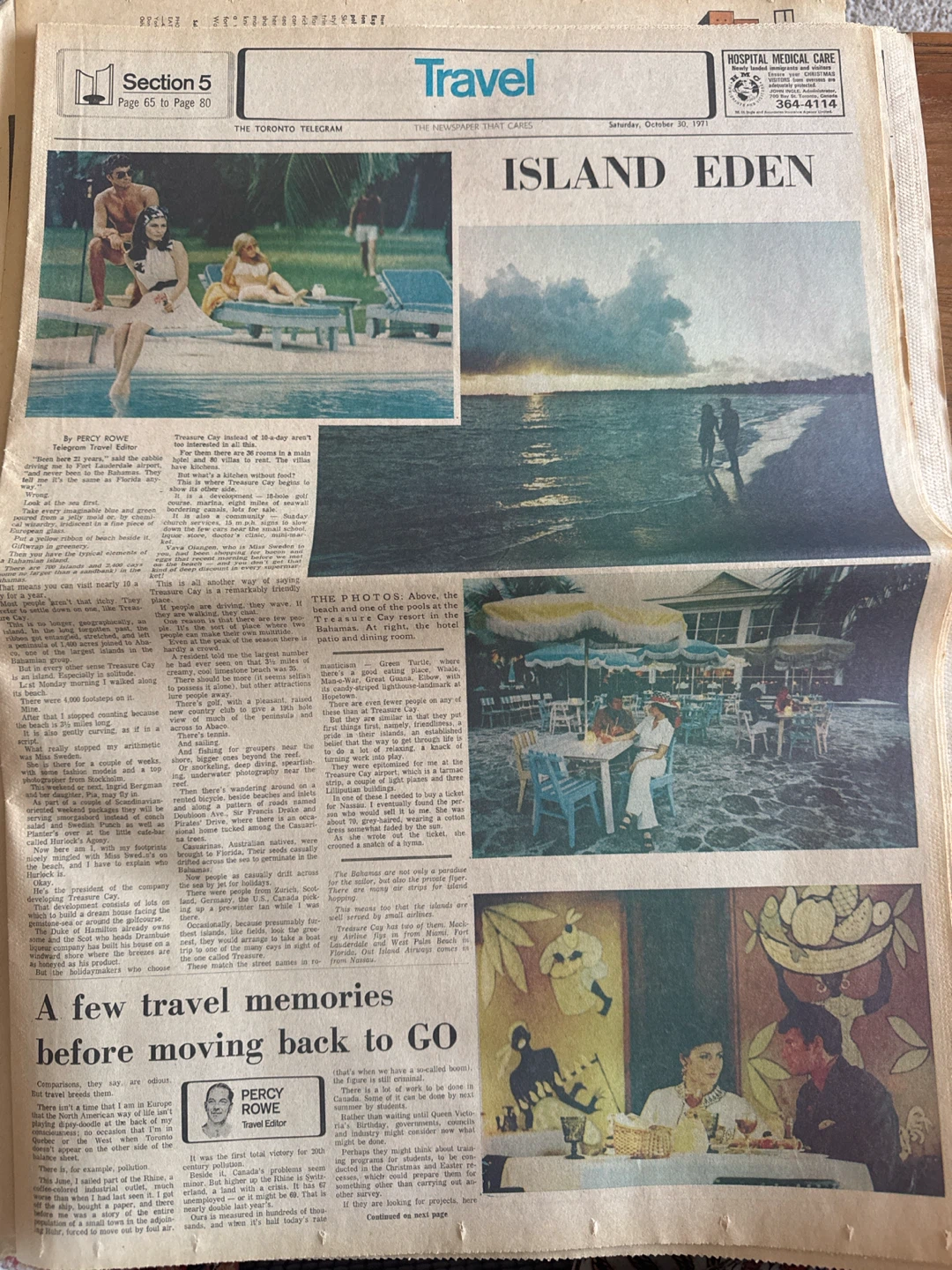 Vintage The Toronto Telegram Final Edition October 30 1971 - photo 3