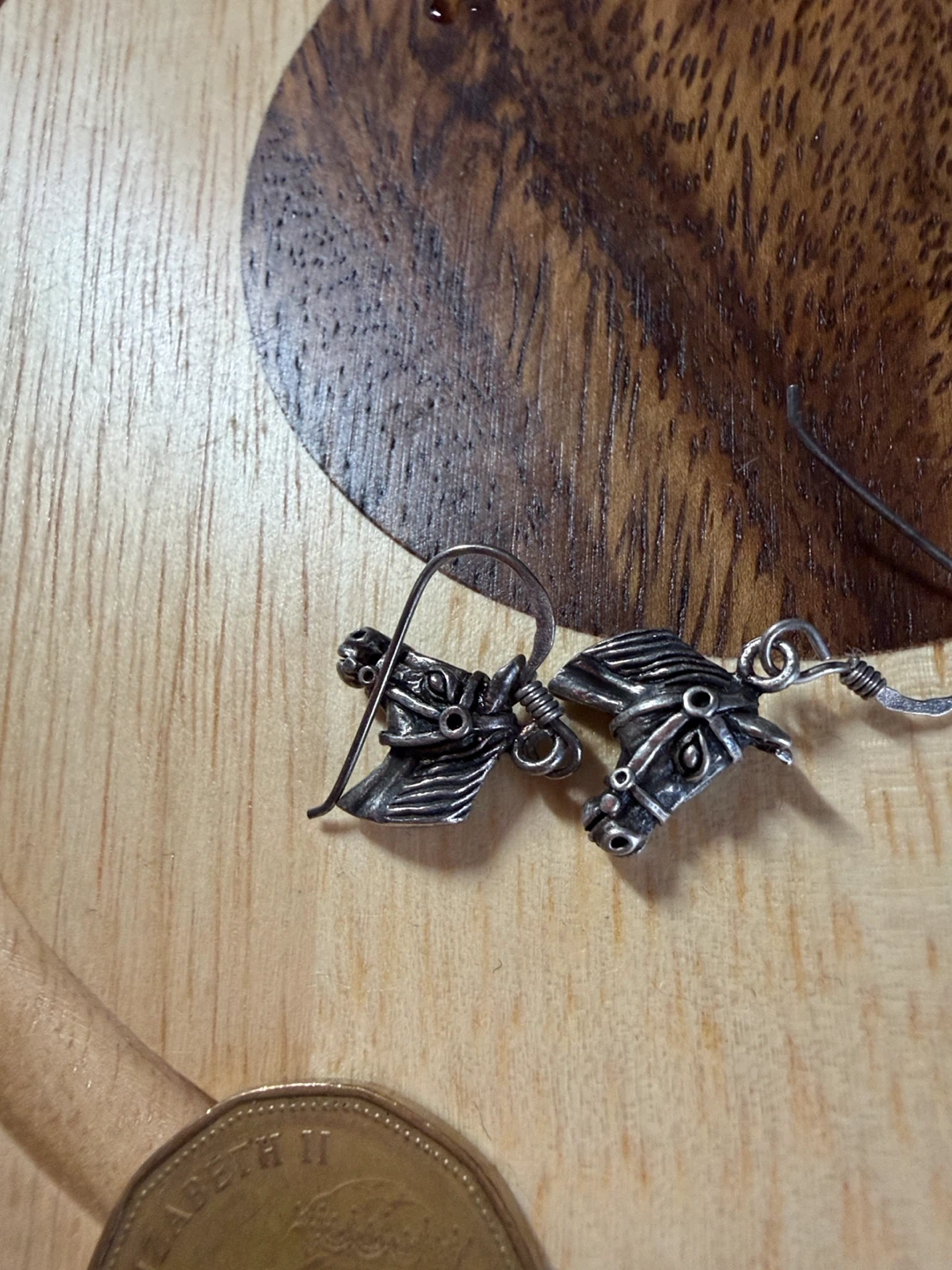 Sterling Silver Horse Head Dangle Earrings - photo 3