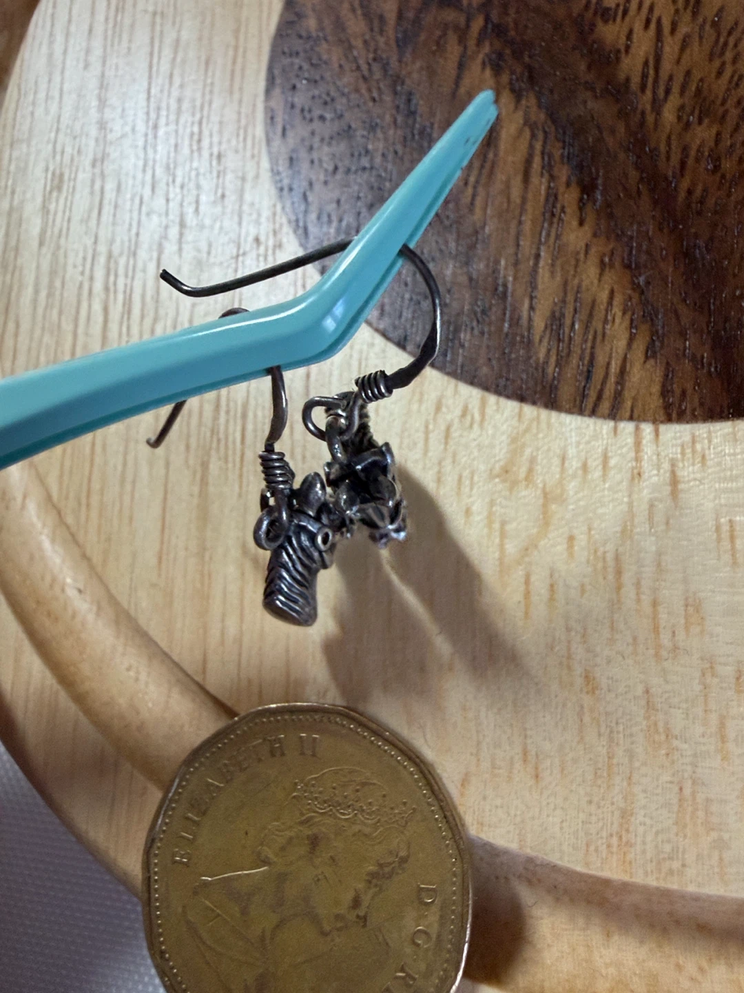 Sterling Silver Horse Head Dangle Earrings - photo 4