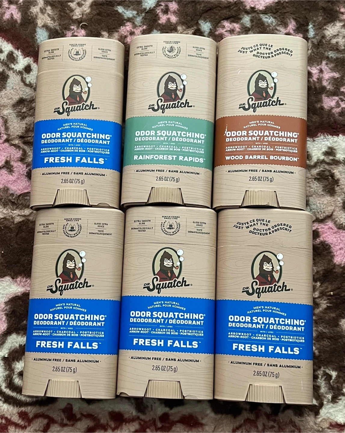 Dr. Squatch Natural Deodorant Assortment - 6 Pack