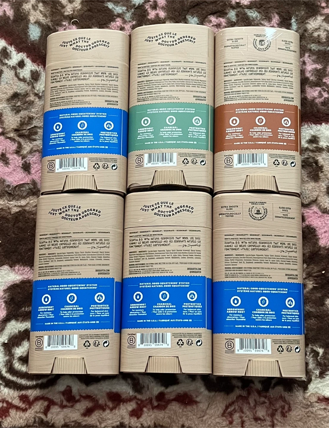 Dr. Squatch Natural Deodorant Assortment - 6 Pack - photo 2