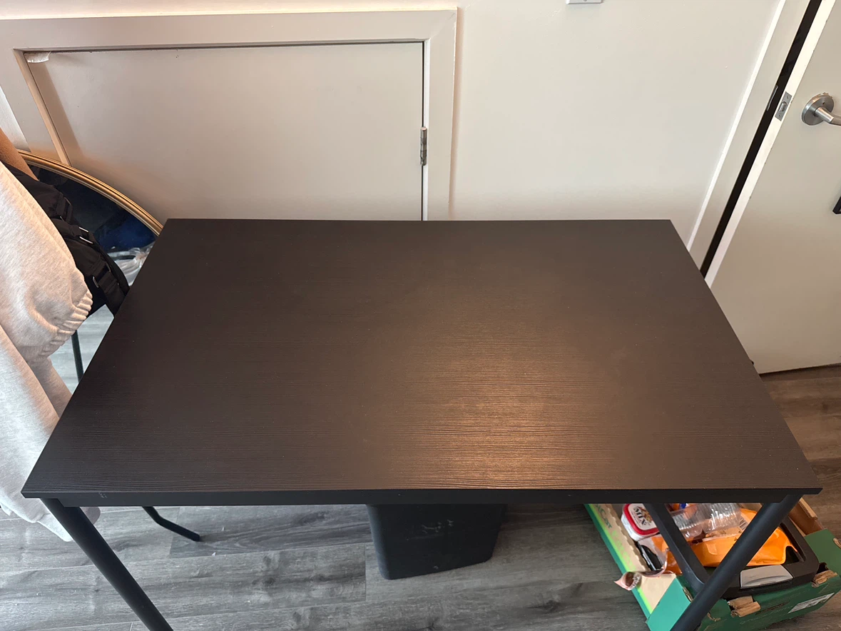 IKEA SANDSBERG Black Dining Table - photo 2
