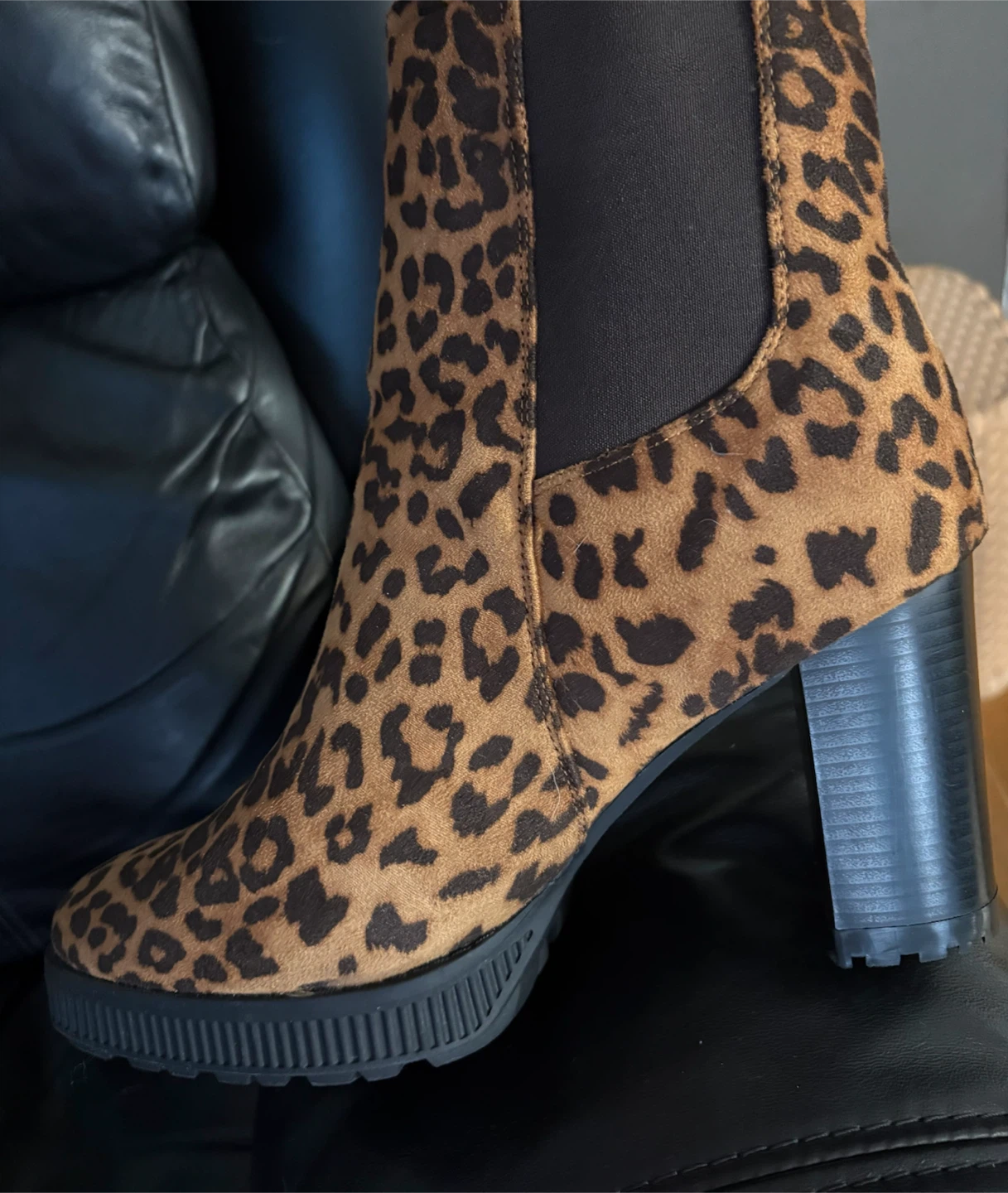 Seven7 Leopard Print Ankle Boots - photo 5