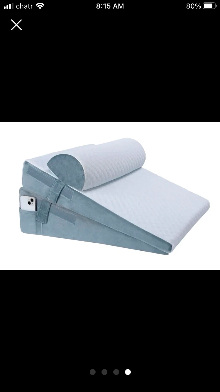 Adjustable Bed Wedge Pillow Set
