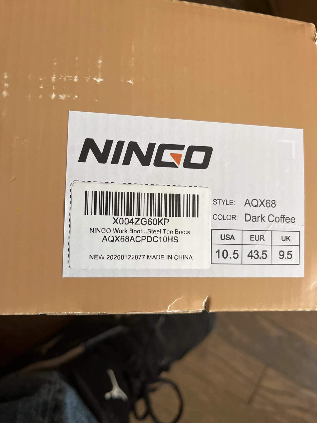 Ningo Men's Foundry Moc Toe Steel Toe Work Boots - photo 2