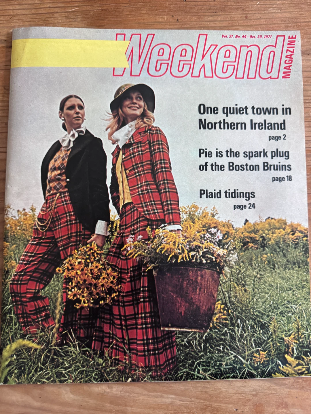 Weekend Magazine Oct 30 1971 Vintage Edition