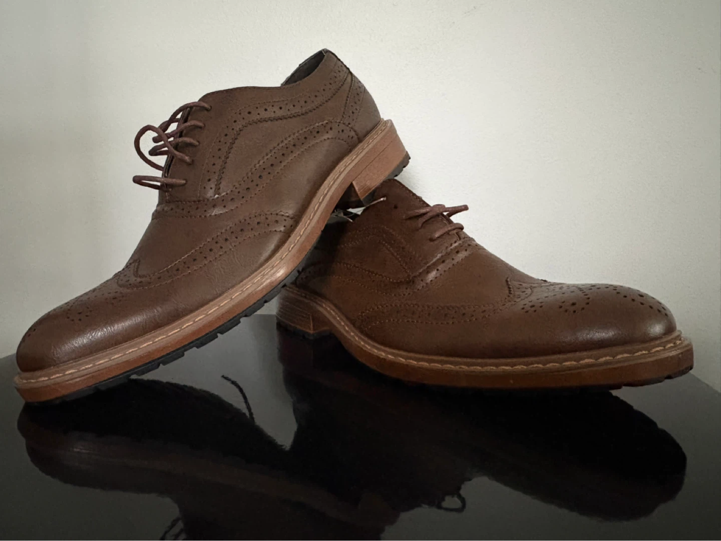Perry Ellis Portfolio Ultra Foam Brown Brogues - photo 4