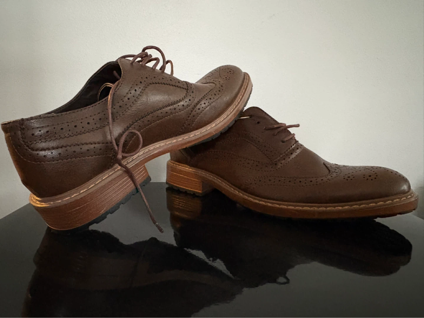 Perry Ellis Portfolio Ultra Foam Brown Brogues - photo 3
